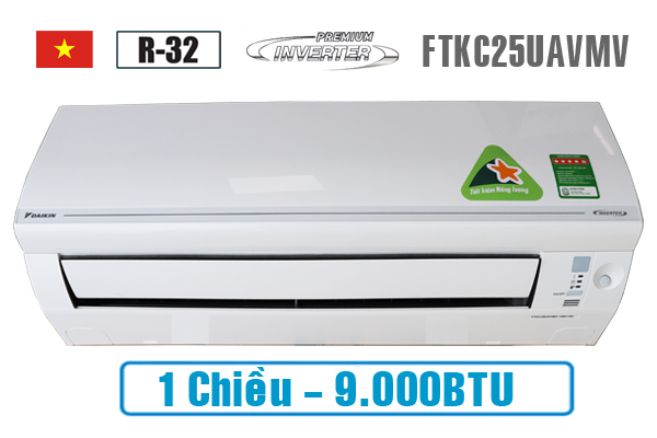 Điều hòa Daikin 1 chiều 9.000BTU inverter FTKC25UAVMV ( FTKC25UAVMV) MỚI 2020