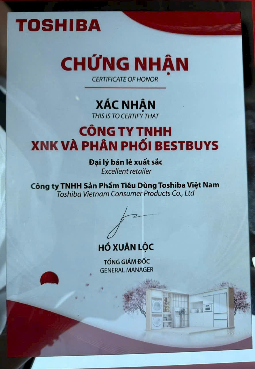 Đại lý Toshiba xuất sắc 2025