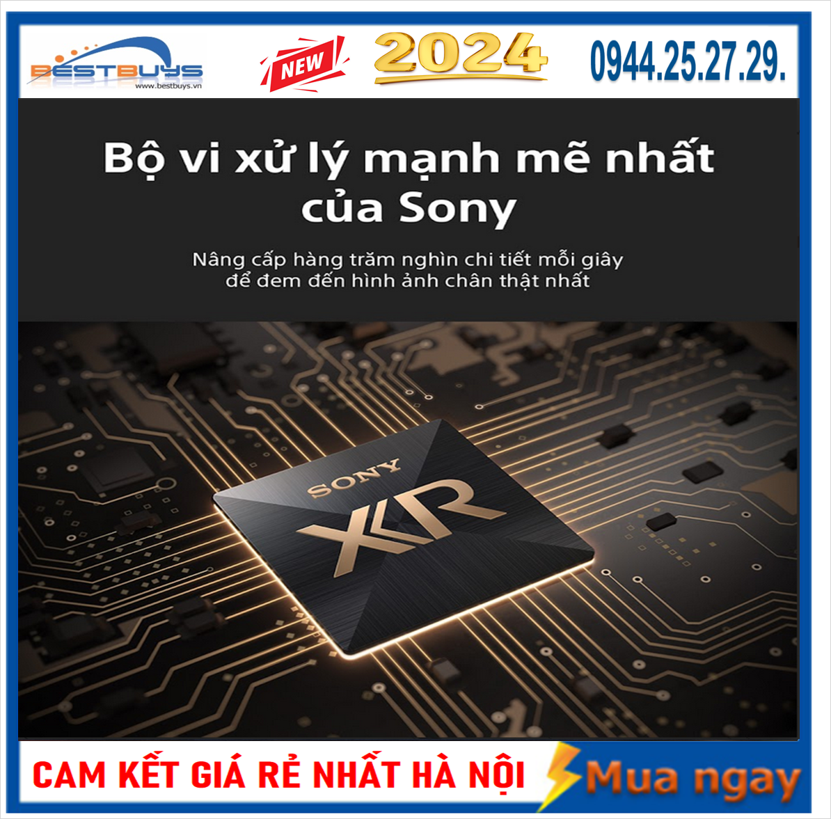 Tivi sony 65 inch Bravia 7 K-65XR70 giá rẻ nhất chắc chắn sẽ là tivi bán chạy nhất năm 2024 !