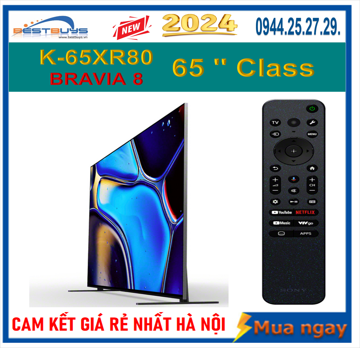 Mua,bán tivi sony 65 inch mới 2024 ở đâu giá rẻ và uy tín nhất ?