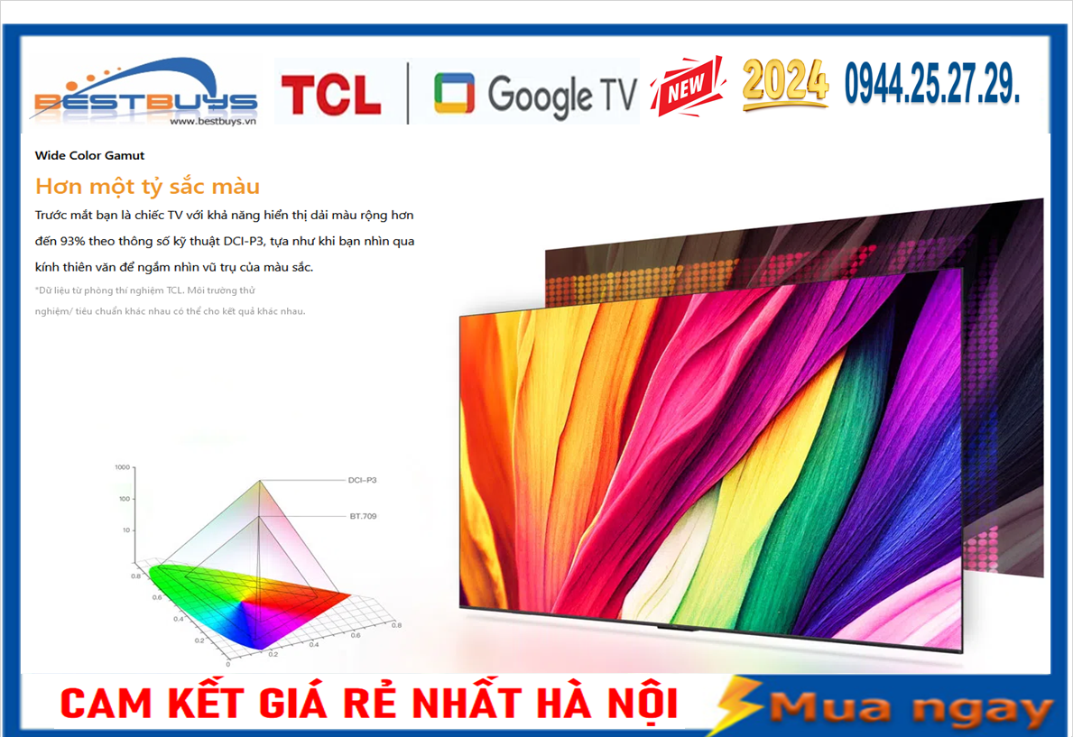 Mua,Bán Tivi TCL 75 inch 75P79B Mới 2024 ở đâu có Giá rẻ nhất hiện nay !