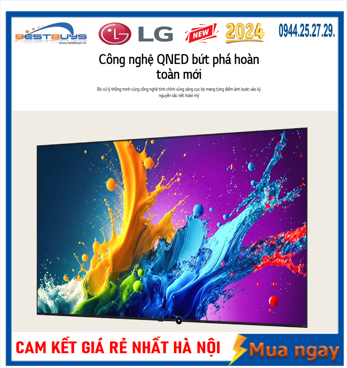 Bán Tivi LG QNED 86 inch 4K 86QNED80TSA Có Giá Rẻ Nhất Hiện Nay. 