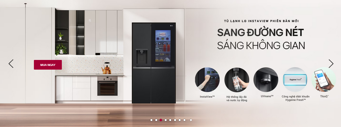 Tại sao Tủ lạnh LG Inverter 508 lít Multi Door InstaView LFI50BLMAI lại bán chạy nhất năm 2024 ?