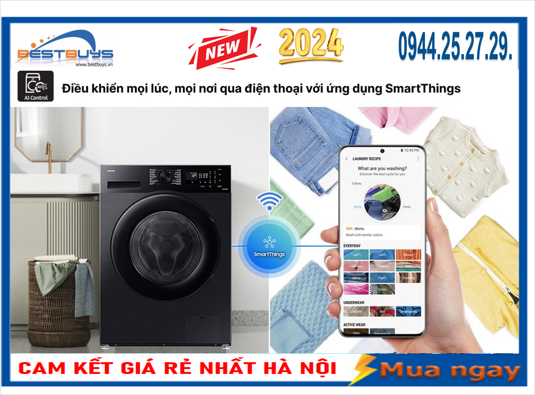 Tại sao nên mua Máy giặt Samsung 12 kg WW12CGC04DABSV Tại Điện Máy BestBuys ?