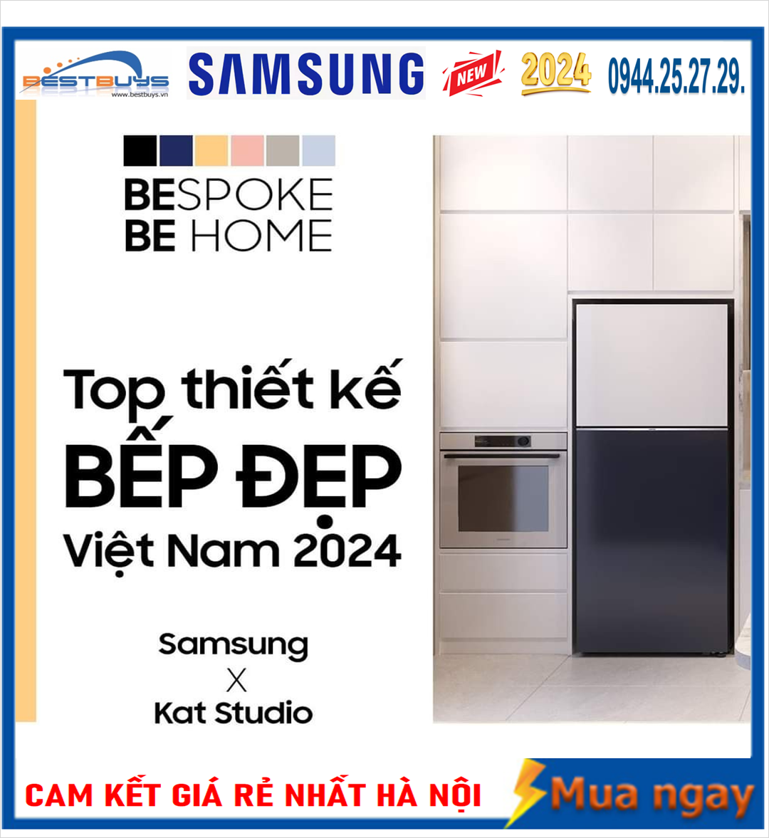 Đánh Giá Tủ lạnh Samsung Bespoke RT47CB66868ASV Inverter 460 lít 