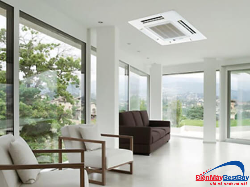 Điều hòa cassette Panasonic công suất lớn, làm mát nhanh không gian