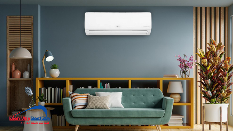 Điều hòa LG 9000BTU inverter - Tiết kiệm điện, vận hành êm ái