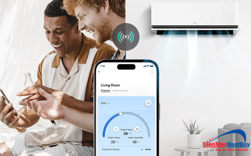 Hướng dẫn cách điều khiển điều hòa LG bằng ứng dụng LG thinQ