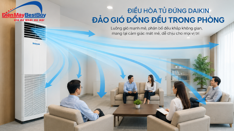 Lý do nên lắp đặt điều hòa tủ đứng Daikin