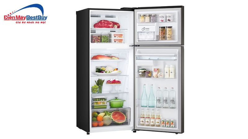Tủ lạnh LG 374 lít 2 cánh – Giải pháp bảo quản thực phẩm hiện đại cho gia đình
