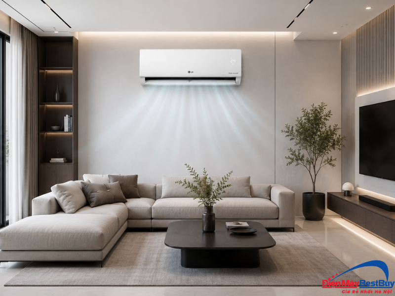 Chi phí lắp đặt điều hòa LG 12000 1 chiều bao nhiêu?