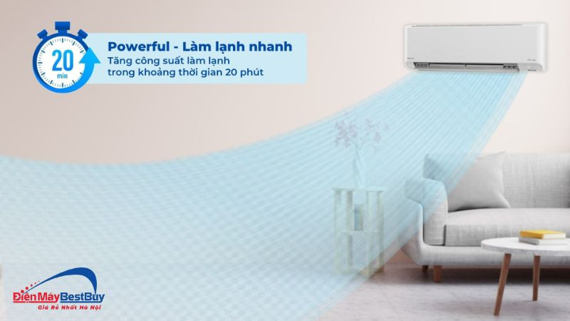 Điều hòa Daikin làm lạnh nhanh nhờ những công nghệ nào?