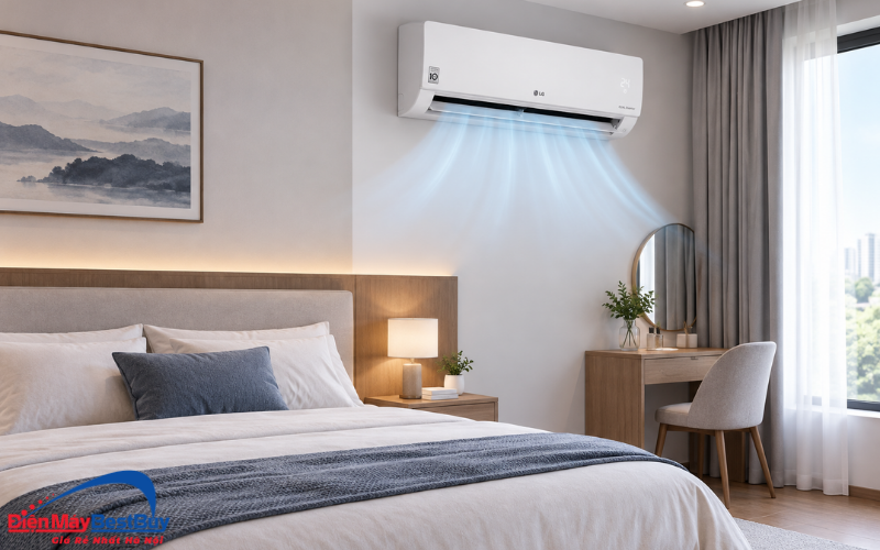 Tư vấn chọn mua điều hòa LG cho phòng ngủ