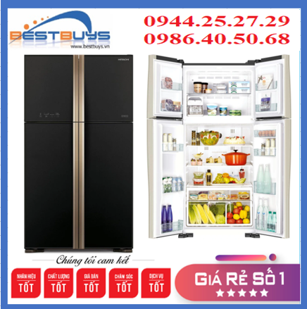Tủ lạnh Hitachi Inverter 509 lít R-FW650PGV8 (GBK), MỚI 2019