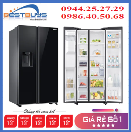 Tủ lạnh Side By Side 660L Samsung RS64R53012C/SV Inverter MỚI 2019