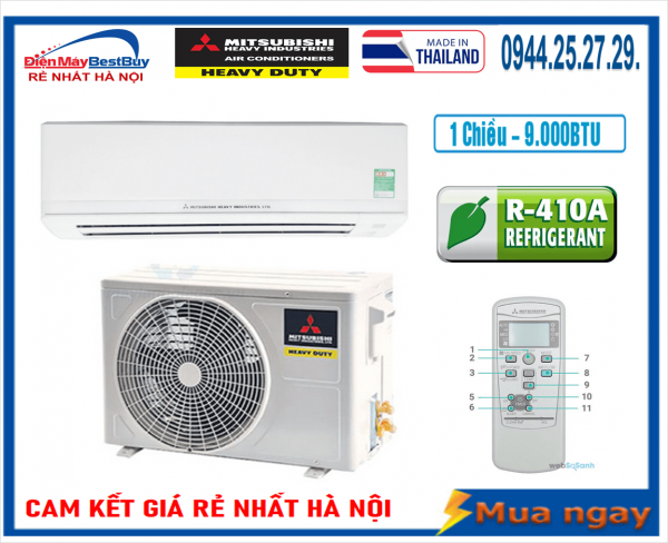 Điều hòa Mitsubishi Heavy 9.000BTU 1 chiều SRK09CTR-S5/SRC09CTR-S5