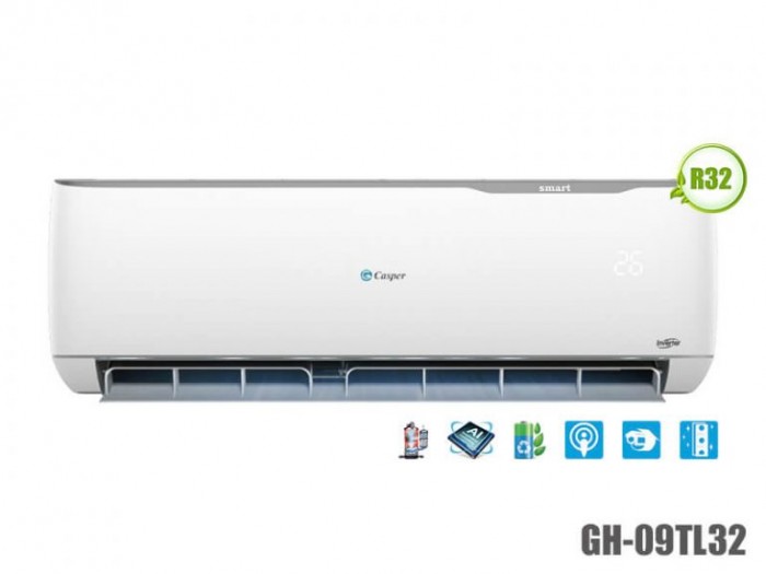Điều hòa Casper 2 chiều Inverter 9000BTU (GH-09TL32) Mới 2020