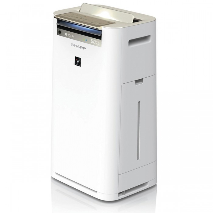 Máy lọc không khí Sharp kết hợp tạo ẩm KC-G60EV-W Mới 2021