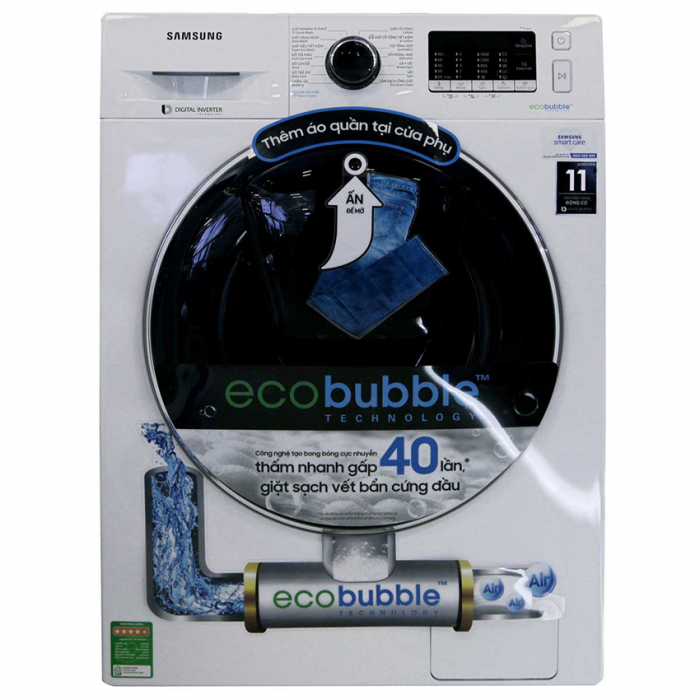 Máy Giặt Samsung WW10K54E0UW/SV 10kg Inverter Mới 2020