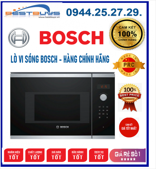 Lò Vi Sóng Bosch BFL523MS0B, [ BFL523MS0B ], HÀNG CHÍNH HÃNG