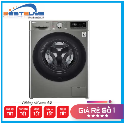 Máy giặt lồng ngang thông minh LG AI DD Inverter 11 kg FV1411S4P Mới 2021