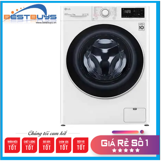 Máy giặt lồng ngang thông minh LG AI DD 10kg FV1410S5W Mới 2021