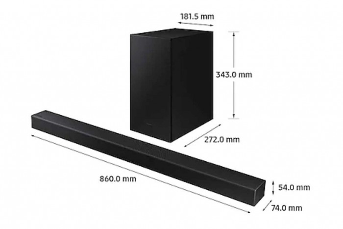 Loa Thanh Soundbar Samsung HW-A450/XV - 2.1 kênh 2021