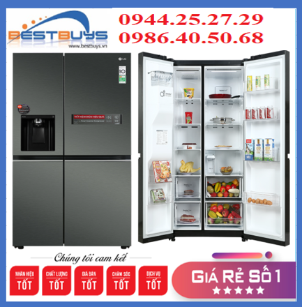 Tủ lạnh LG Inverter Side by Side 635 Lít GR-D257MC model 2022