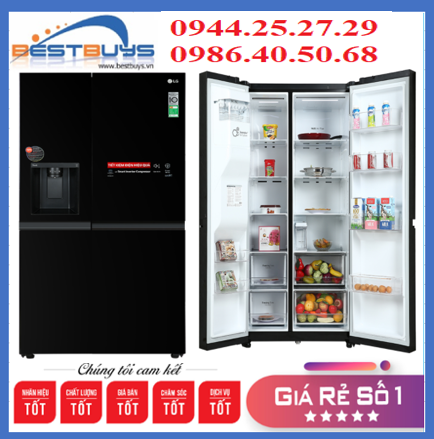 Tủ lạnh LG Inverter Side by Side 635 Lít GR-D257WB model 2022