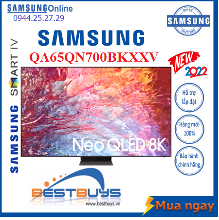 Smart Tivi Samsung Neo QLED 8K 65 inch QA65QN700BKXXV Model Mới 2022