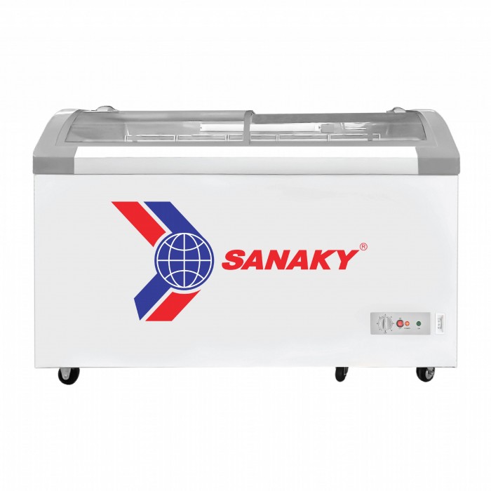 Tủ đông Sanaky VH-1008KA ( 750 Lít, Mặt kính cong, 1 ngăn, 2 cánh lùa, Dàn lạnh nhôm )