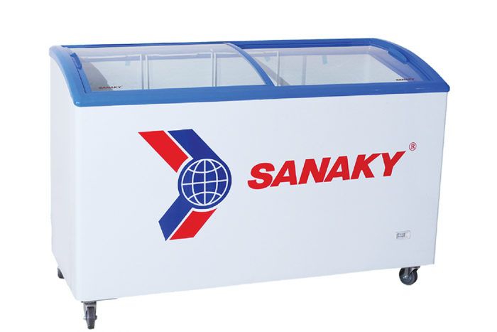 Tủ đông Sanaky VH-282K ( 211 lít - 1 ngăn, mặt kính cong )