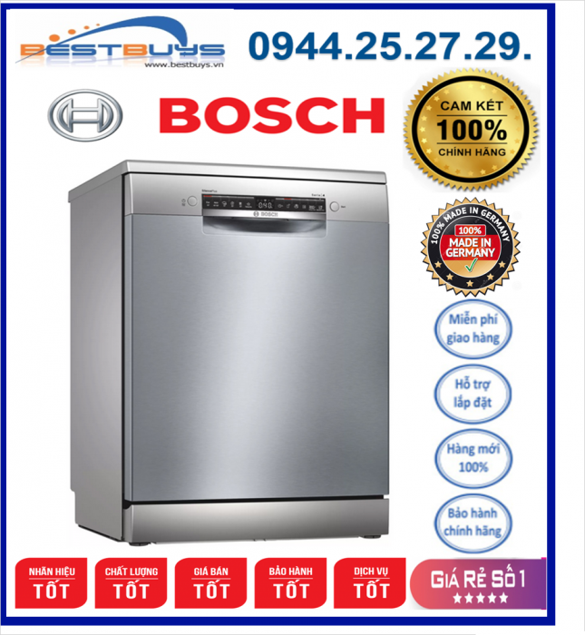 Máy rửa bát độc lập 13 bộ Bosch SMS4ECI14E[ SMS4ECI14E ]