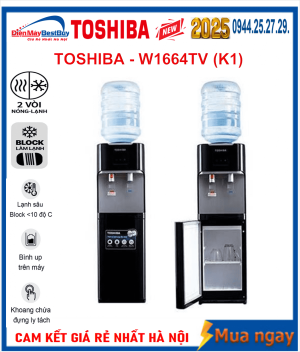 Máy nước nóng lạnh Toshiba RWF-W1664TV (K1)