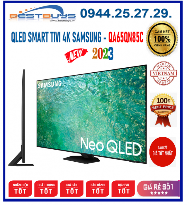 Smart Tivi Neo QLED 4K 65 inch Samsung QA65QN85C [65QN85C] MỚI 2023
