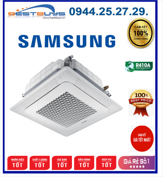 Điều hòa Cassette 4 hướng WindFree™ âm trần 42000BTU Samsung 1 chiều 1 pha AC120TN4DKC/EA  ( Phòng 50m2-60m2 )