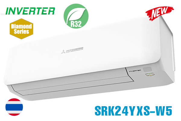 Điều hòa Mitsubishi Heavy inverter 24000BTU 1 chiều SRK/SRC24YXS-W5 SIÊU SANG TRỌNG