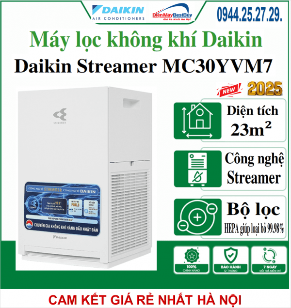 Máy lọc không khí Daikin MC30YVM7 25W