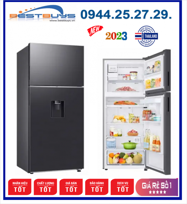 Tủ lạnh Samsung Inverter 406 lít RT42CG6584B1SV MODEL MỚI 2023