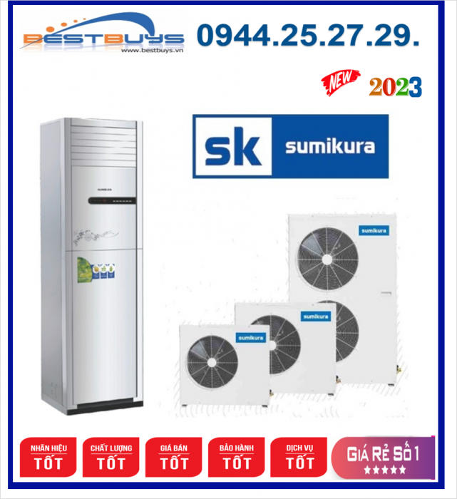 Điều hòa tủ đứng Sumikura 1 chiều 36.000BTU APF/APO-360/CL-A MỚI 2023