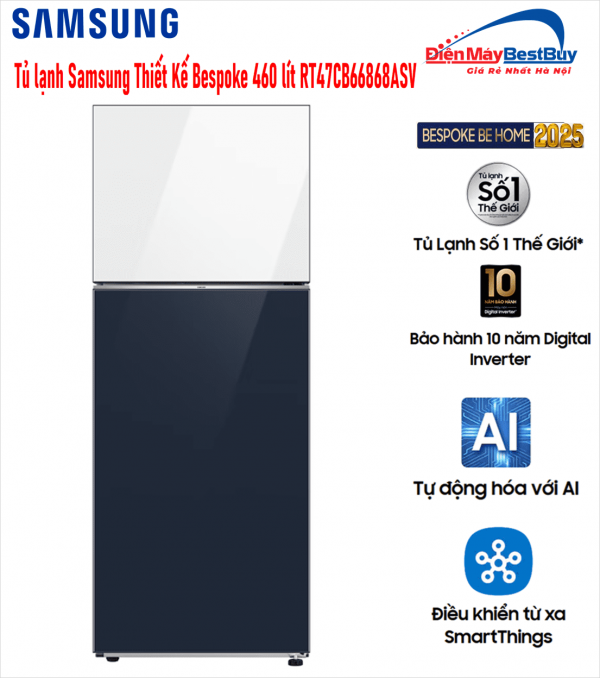 Tủ lạnh Samsung Inverter 460 lít RT47CB66868ASV