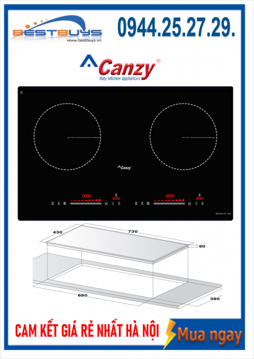 Bếp từ Canzy CZ-06I - XUẤT XỨ PRC MỚI 2023