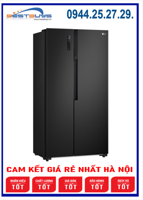 Tủ lạnh LG Inverter 519 lít Side By Side GR-B256BL