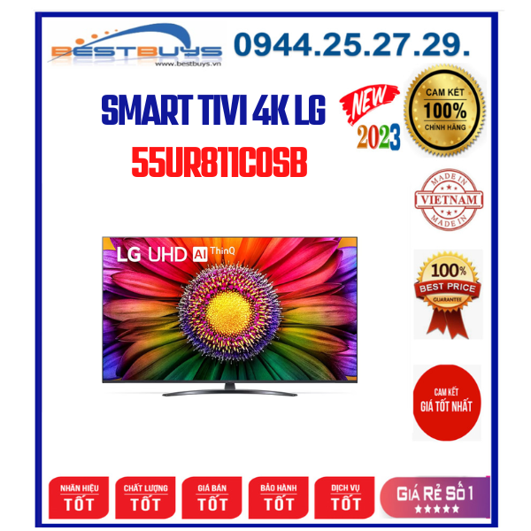 Smart Tivi LG 55UR811C0SB  4K 55 inch [2023]