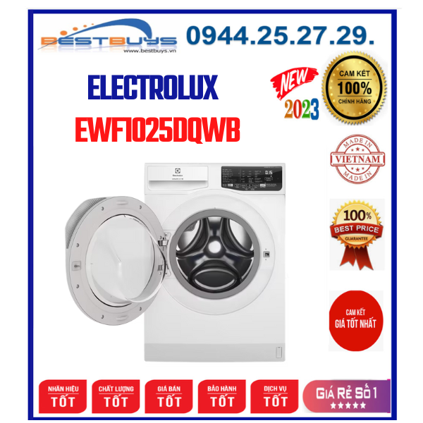 Máy giặt Electrolux EWF1025DQWB inverter 10kg 