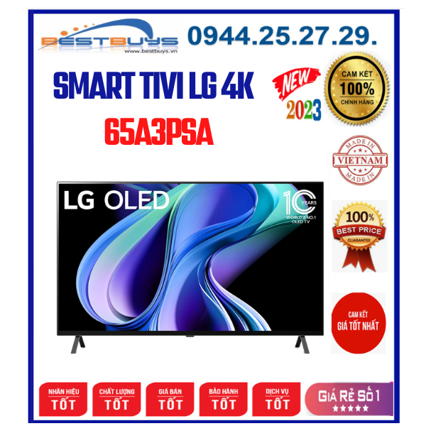 Smart Tivi LG 65A3PSA OLED 4K 65 inch [2023]