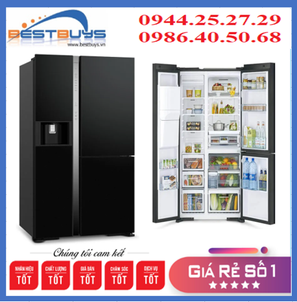 Tủ lạnh Hitachi R-MX800GVGV0 GBK Inverter 569 lít