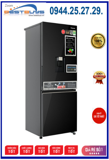 Tủ lạnh Panasonic NR-BV331WGKV Inverter 300 lít
