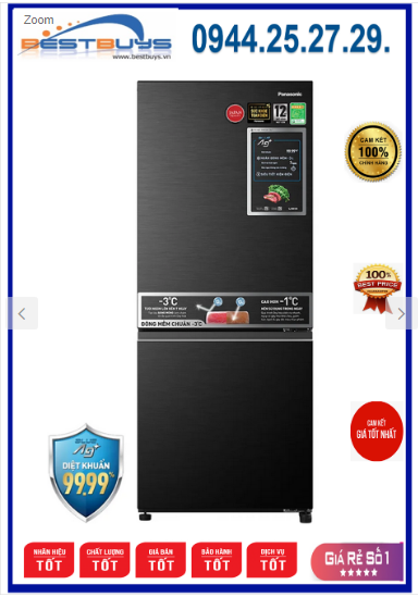 Tủ Lạnh Panasonic NR-BV361BPKV Inverter 325 Lít