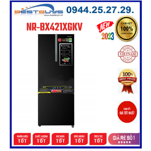 Tủ lạnh Panasonic NR-BX421XGKV 380 lít  Inverter